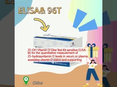 کیت آزمایش 25-OH ویتامین D Elisa کیت آزمایش حساس ELISA برای اندازه گیری کمی سطح 25- هیدروکسی ویتامین D در سرم یا پلاسما