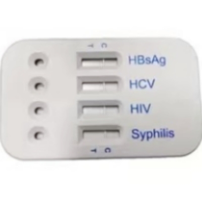 کیت آزمایش برای HIV HAV HBsAg SYP 4 در 1 غربالگری در خانه آسان برای استفاده