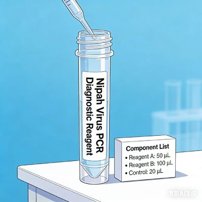 کیت RT-PCR ویروس نیپا با حساسیت بالا در زمان واقعی با کنترل داخلی و سازگاری گسترده برای تشخیص دقیق RNA