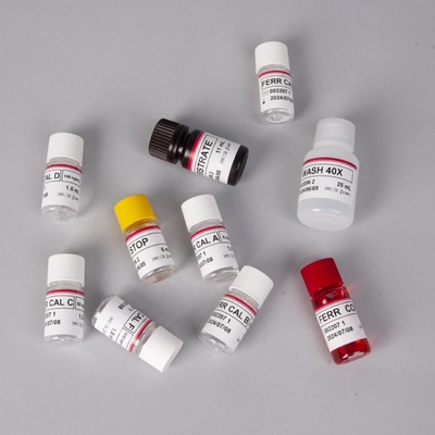 کیت آزمایش فرریتین ELisa حساسیت سریعی سرم Elisa Test Biovantion 2-3 ساعت زمان آزمایش 2-8.C ذخیره سازی