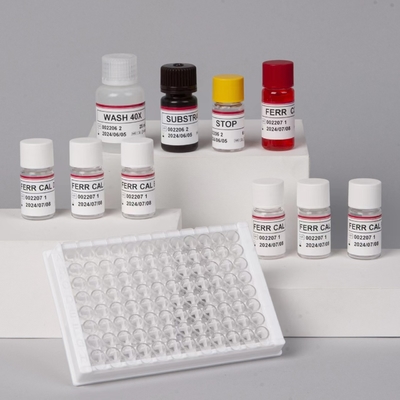 کیت آزمایش فرریتین ELisa حساسیت سریعی سرم Elisa Test Biovantion 2-3 ساعت زمان آزمایش 2-8.C ذخیره سازی