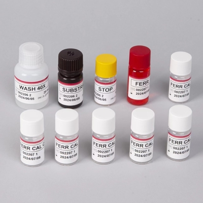 کیت آزمایش فرریتین ELisa حساسیت سریعی سرم Elisa Test Biovantion 2-3 ساعت زمان آزمایش 2-8.C ذخیره سازی