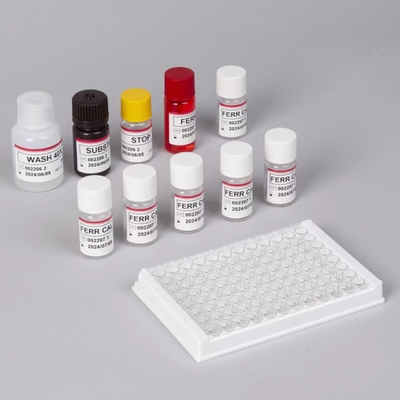 کیت آزمایش فرریتین ELisa حساسیت سریعی سرم Elisa Test Biovantion 2-3 ساعت زمان آزمایش 2-8.C ذخیره سازی