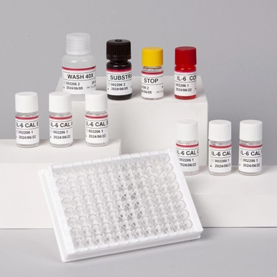 کیت تست IL-6 Interleukin 6 Elisa با زمان آزمایش 2-3 ساعت Biovantion فرمت سرم / پلاسما 18 ماه
