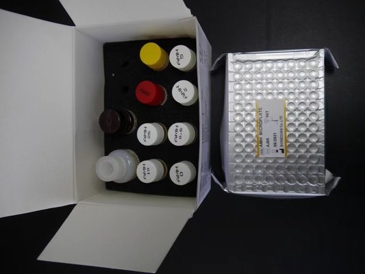کیت آزمایش AMH ELISA برای پلاسما سرم 2-3 ساعت زمان آزمایش 2-8.C دمای ذخیره سازی