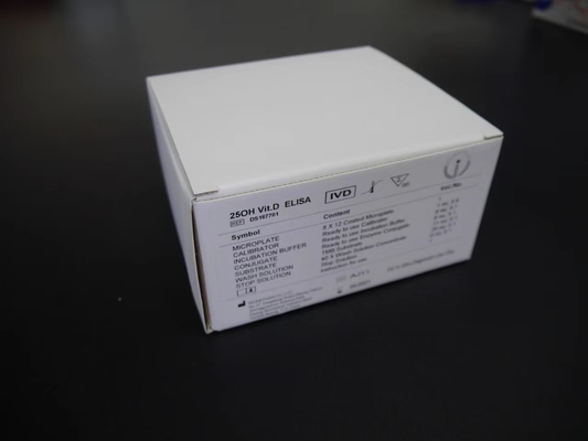 کیت آزمایش ویتامین D Elisa خاصیت کیت آزمایش Elisa با عمر 18 ماه 2-3 ساعت زمان آزمایش با Biovantion