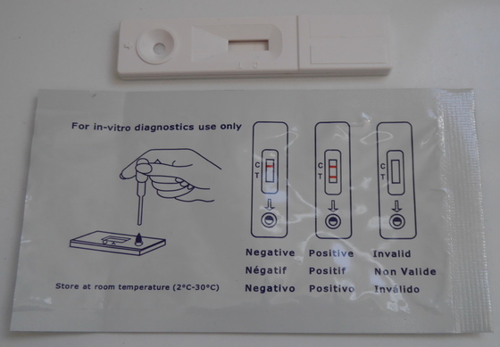 حساسیت Hcg Urine Rapid Test Cassette/ Strip/ Pen Kit 5-15 دقیقه زمان خواندن 24 ماه