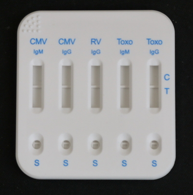 CMV IgM/IgG RV IgG TOXO IgG/IgM کامبو کاسه حساسیت کیت کاسه تست ادرار طلا کلائی