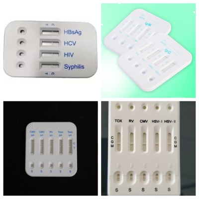کیت آزمایش برای HIV HAV HBsAg SYP 4 در 1 غربالگری در خانه آسان برای استفاده