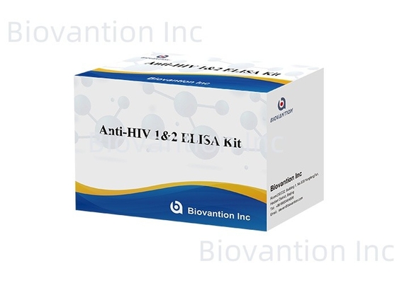 کیت آزمایش ELISA ضد HIV Biovantion 18 ماه مدت زمان نگهداری برای آزمایش HIV-1 و HIV-2