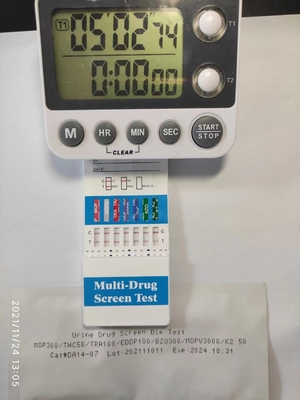 کیت تشخیص سریع آزمایش ایمنی ویروس کمبود ایمنی انسان آزمایش مواد مخدر MTD/OPI/OXY/PPX/THC