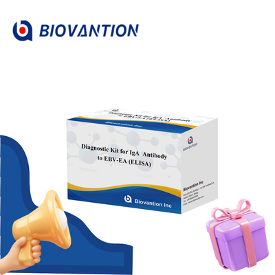 کیت تشخیصی حساسیت 2-8°C برای آنتی بادی IgA به EBV-EA کیت آزمایش ELISA