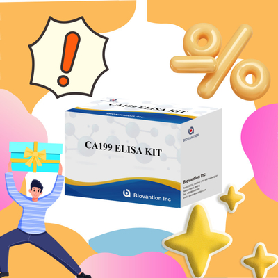 آزمایش سریع و دقیق الیزای بر روی انسان الیزای تشخیص واکنشگر CA199 کمی