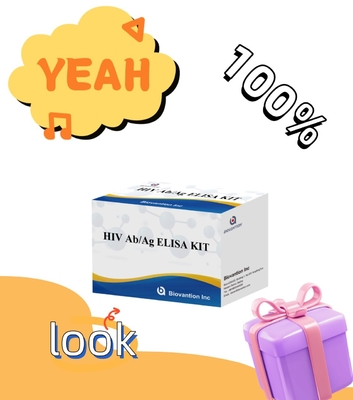 کیت های آزمایش HIV Ab Ag Elisa با عمر 18 ماه و حساسیت / خاصیت بالا