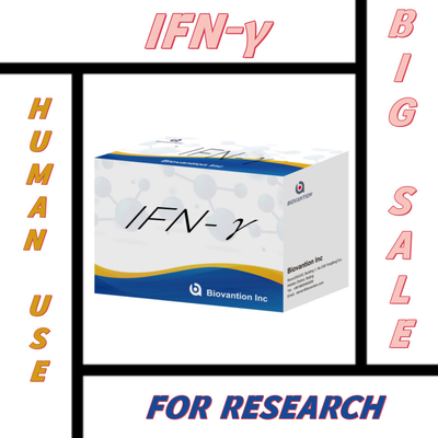 تحقیقات آزمایشگاهی Elisa Reagents Kit برای استفاده انسانی IFN-γ Elisa Reagents حساسیت بالا