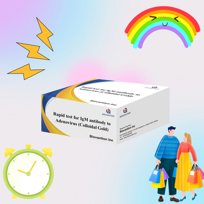 کیت آزمایش آنتی بادی IgM دقیق به ویروس آدنو برای نوار کاست کلینیکی و آزمایشگاهی
