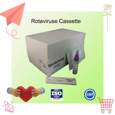 تست سریع IVD Rotavirus Rapid Cassette Colloidal Gold برای تشخیص بیمارستانی 2-30C مدت نگهداری 24 ماه