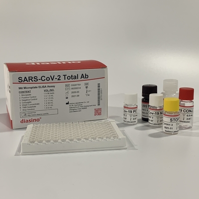 کیت آزمایش کووید-19 IgG ELISA فرمت کیت آزمایش ایمونوسوربنت مرتبط با آنزیم