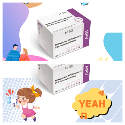 ویروس آبله میمون تشخیص می دهد واکنش دهنده PCR برای حالت ذخیره سازی تقویت مداوم 2-35
