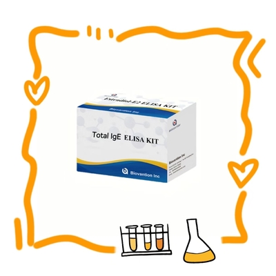 کل آنتی بادی IgE کیت آزمایش IgE ELISA Enzyme In Vitro Diagnostic