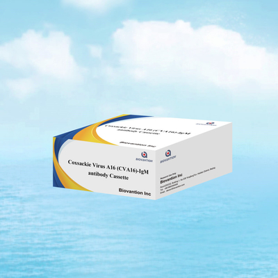 آزمایش سریع آنتی بادی ویروس کوکسکی A16 CVA16-IgM کاسه WB/S/P طلا کلائیدی