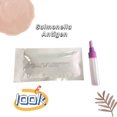 حساسیت به آنتی ژن سالمونلا طلا کلائیدی تست سریع کاست نوار واکنش دهنده برای استفاده انسانی