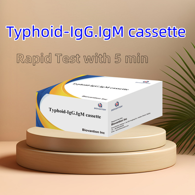 فروش داغ تیفوئید IgM IgG برای آزمایشگاه ها بیمارستان ها کیت آزمایش سریع تب تیفوئید خون
