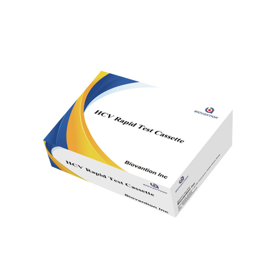 قیمت کارخانه حساسیت 5-15 دقیقه HCV Ab Strip Cassette Test Kit برای نتایج سریع