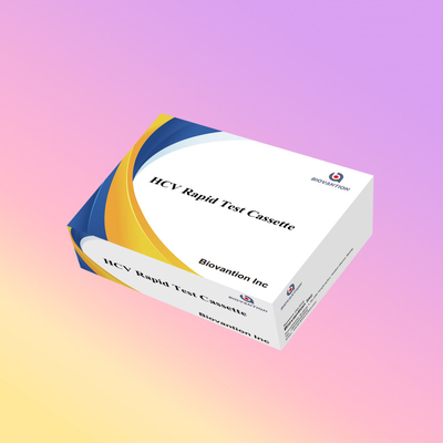 قیمت کارخانه حساسیت 5-15 دقیقه HCV Ab Strip Cassette Test Kit برای نتایج سریع