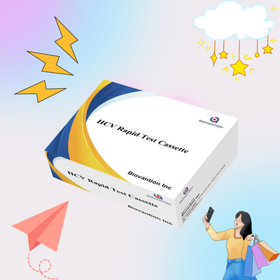 قیمت کارخانه حساسیت 5-15 دقیقه HCV Ab Strip Cassette Test Kit برای نتایج سریع