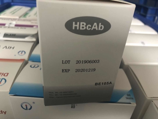 فروش داغ رژگان تشخیصی برای استفاده انسانی با 96 تست آنتی بادی HBcAb
