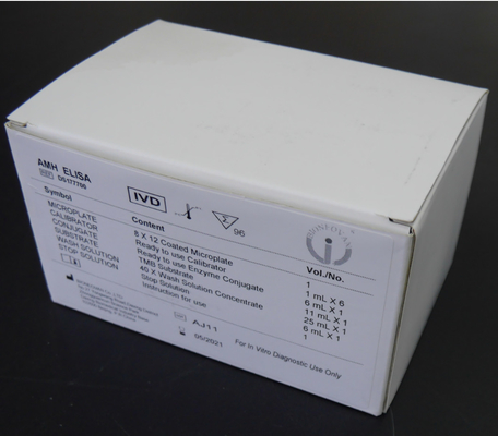 کیت تست هورمون ضد مولر AMH Elisa برای استفاده انسانی با پلاسمای سرم