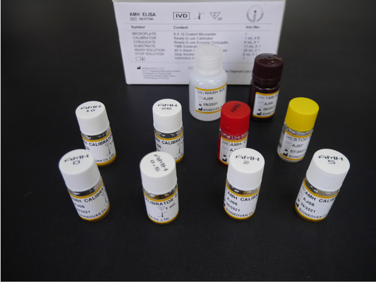 کیت تست هورمون ضد مولر AMH Elisa برای استفاده انسانی با پلاسمای سرم