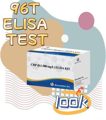 حساسیت بیوانشن کیت آزمایش CRP Elisa ثابت در 2-8.C خاص برای نتایج دقیق