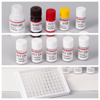 PCT با دقت بالا برای روش ELISA برای تشخیص واکنشگر انسان با آزمایش 96 برای بیمارستان