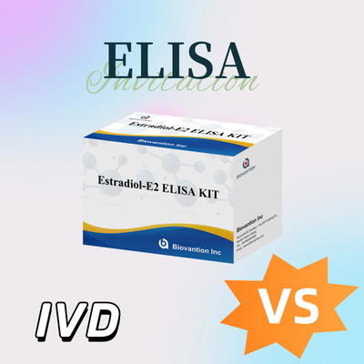 قیمت کارخانه کیت آزمایش E2 ELISA تشخیص در بیوترو تشخیص پزشکی دقت بالا