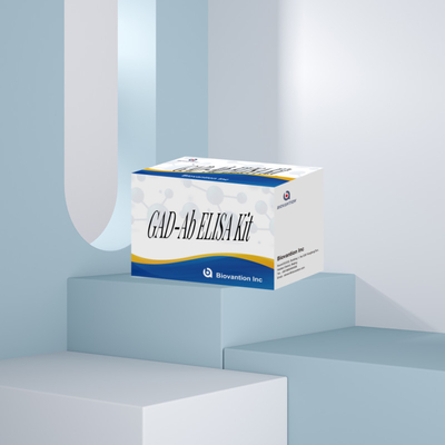 آزمایش ELISA GAD Glutamic Acid Decarboxylase آنتی بادی برای تشخیص پزشکی برای انسان با آزمایش 96