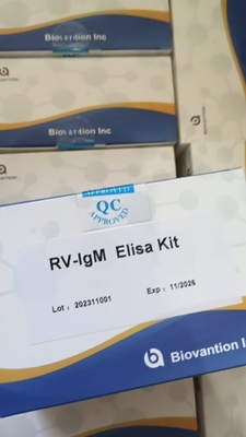 حساسیت RV-M Elisa سریع 2-3 ساعت زمان آزمایش برای نتایج دقیق