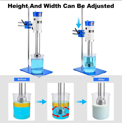 آزمایشگاه 40L مخلوط کننده آرایشی آزمایشگاه هوموجنیزر آزمایشگاه هوموجنیزر سرعت بالا آزمایشگاه هوموجنیزر برش بالا