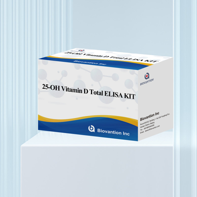 کیت آزمایش 25-OH ویتامین D ELISA حساسیت بالا و خاصیت برای تشخیص دقیق سطح ویتامین D در سرم انسان