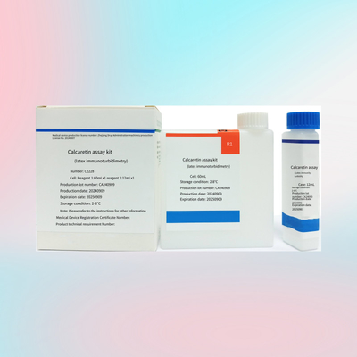 Cal Latex Immunoturbidimetry IVD تعیین کمی Calprotectin در مدفوع
