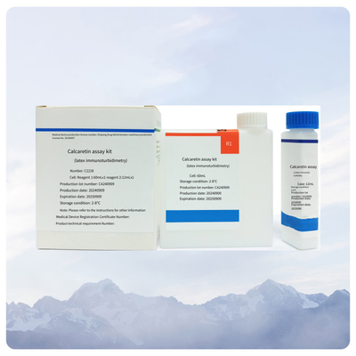 Cal Latex Immunoturbidimetry IVD تعیین کمی Calprotectin در مدفوع