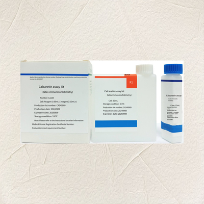 Cal Latex Immunoturbidimetry IVD تعیین کمی Calprotectin در مدفوع