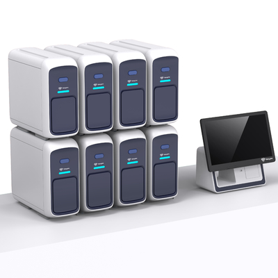 تشخیص آزمایشگاهی بالینی سیستم تشخیص پاتوژن تنفسی PCR Real Time SARS CoV 2 آنفولانزا A B دستگاه