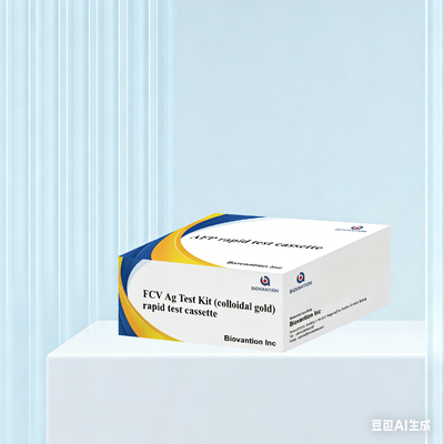 کیت آزمایش سریع آنتی ژن Cat FCV Ag Cat Calicivirus Strips Colloidal Gold برای استفاده در کلینیک و خانه