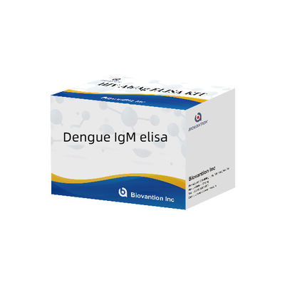 کیت تست Dengue IgM ELISA 96 تستی تشخیص کمیتی آنتی بادی IgM ویروس دنگی انسانی