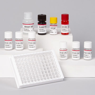 راه حل تشخیصی دقیق ELISA برای آنتی ژن کربوهیدرات 125 (CA125) تست ELISA برای آزمایش خون کمی CA125 سرطان